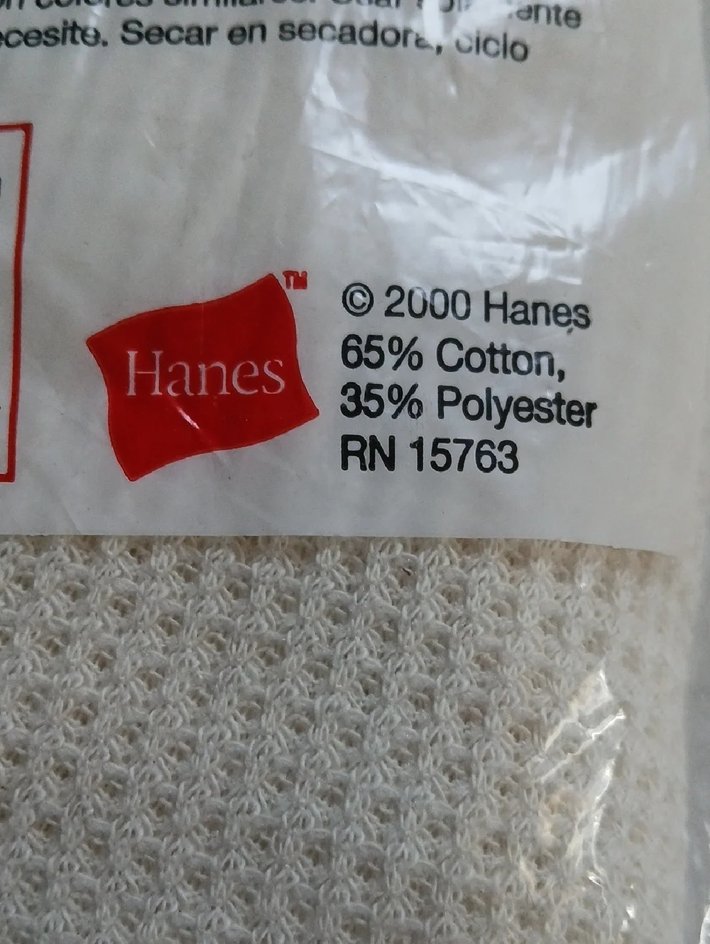 Vintage 2000's Hanes Men's Thermal Single Pant Ankle Length Cotton Blend XL